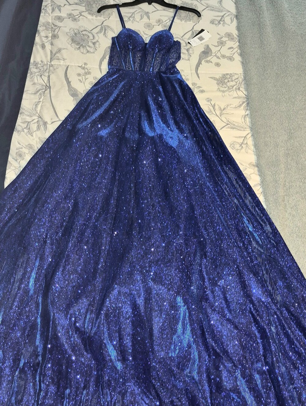 City Vibe Women's Royal Blue Sequin Party Dress